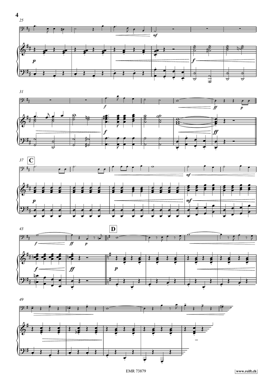 Nechledil Marsch Nechledil Marsch Double Bass scores gallery preview page 5