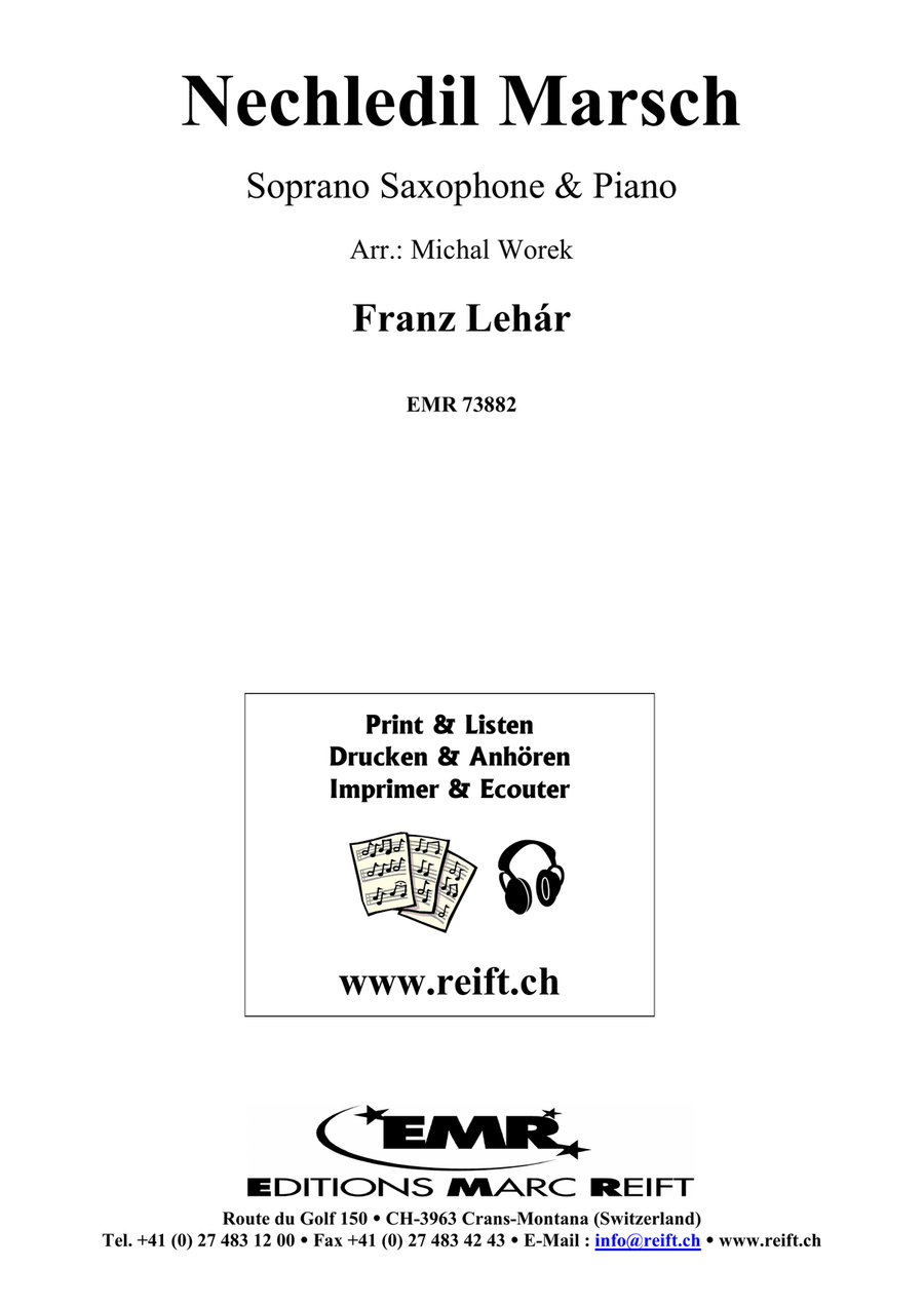 Nechledil Marsch Nechledil Marsch Soprano Saxophone scores gallery preview page 2