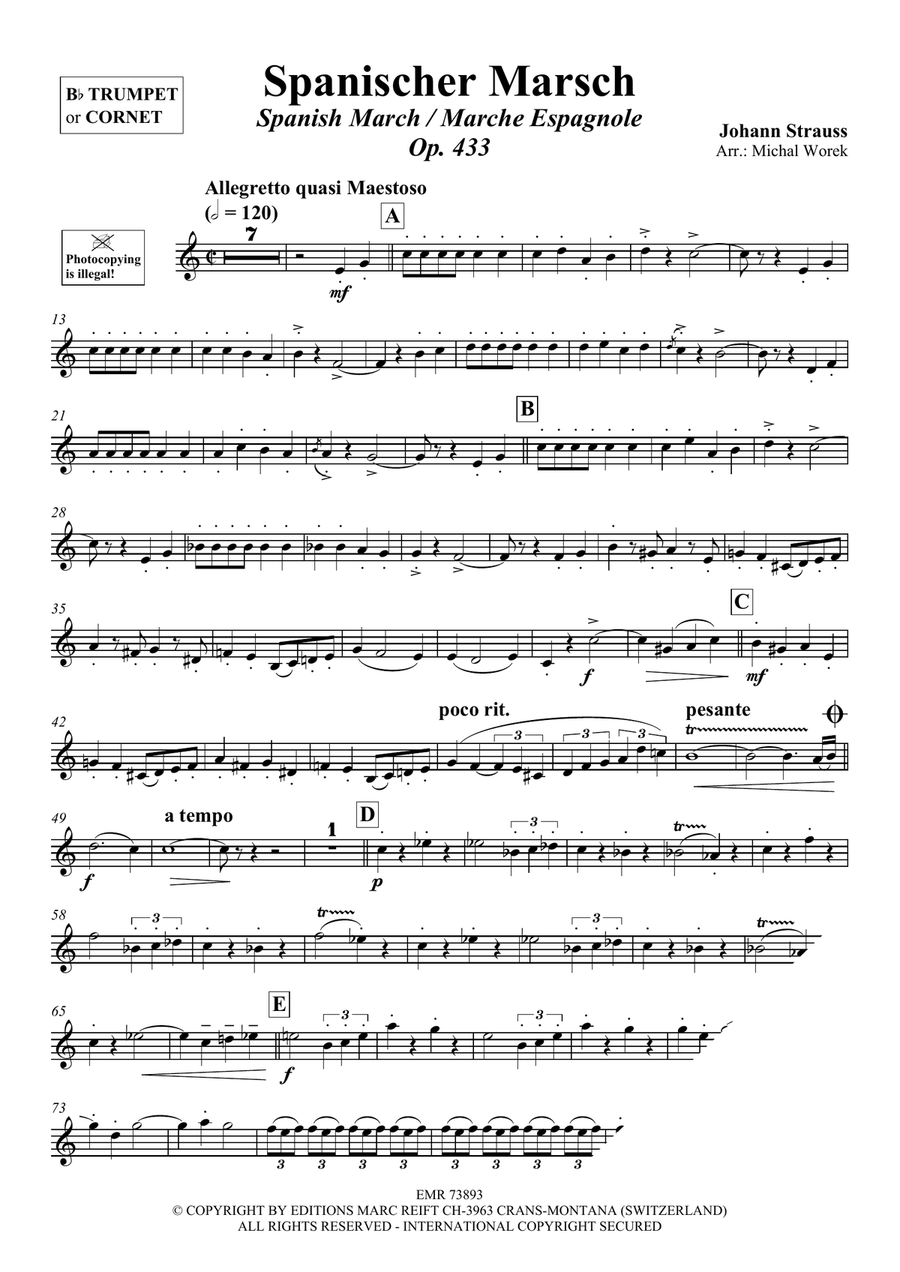 Spanischer Marsch Spanischer Marsch Cornet scores gallery preview page 3
