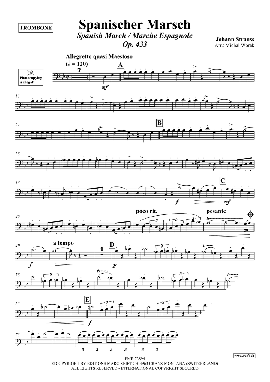 Spanischer Marsch Spanischer Marsch Piano Accompaniment scores gallery preview page 3