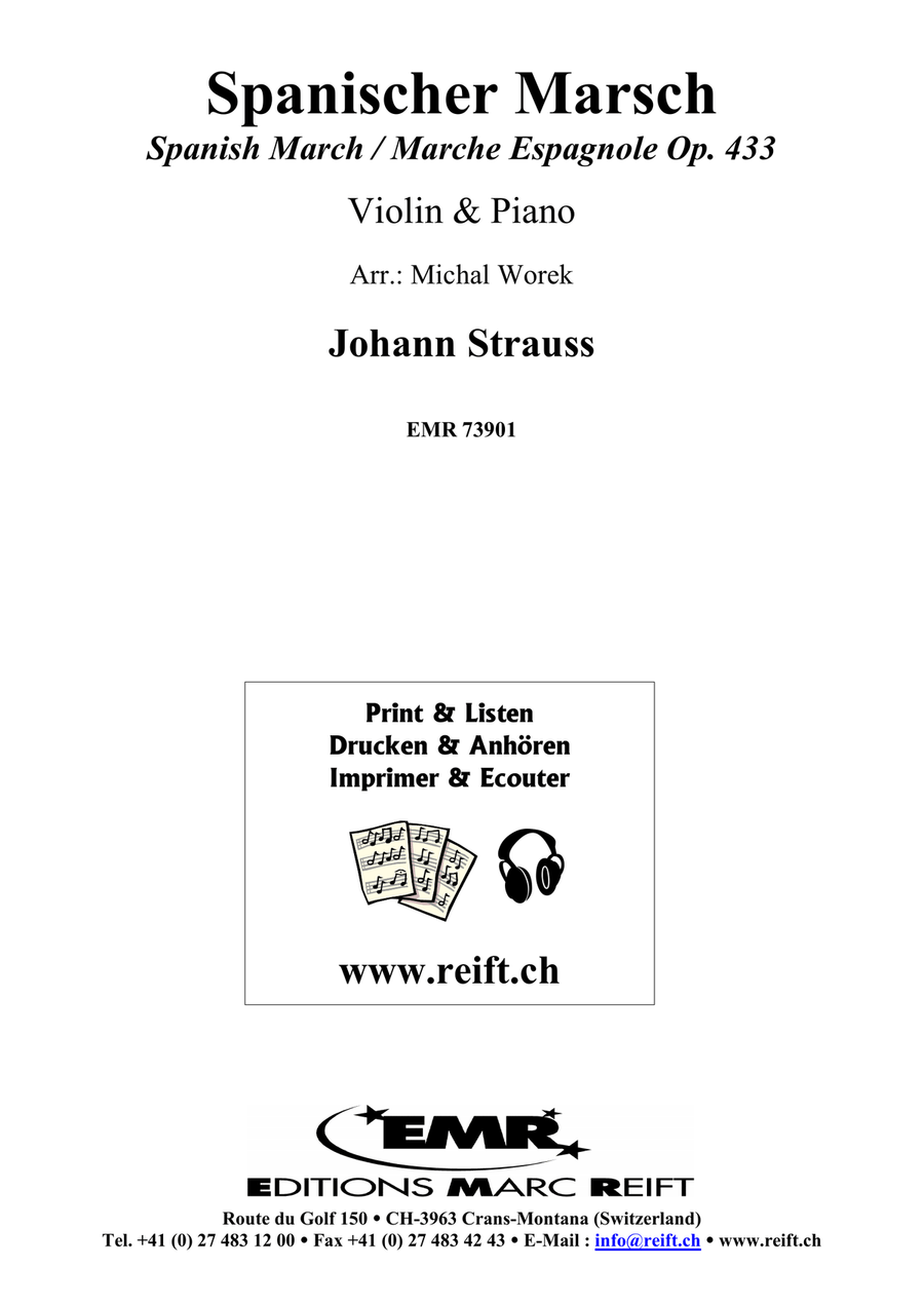 Spanischer Marsch Spanischer Marsch Violin Solo scores gallery preview page 2