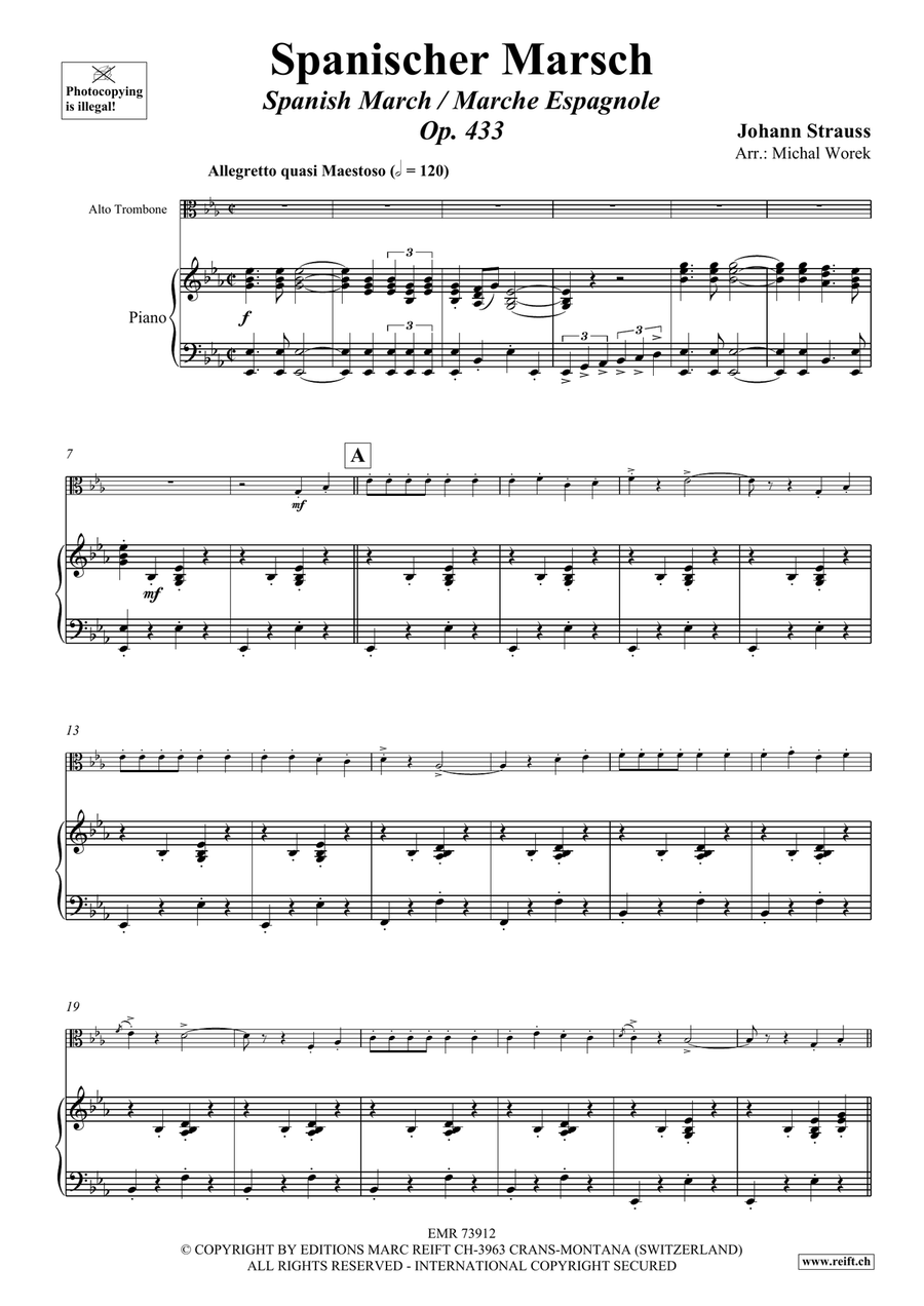 Spanischer Marsch Spanischer Marsch Piano Accompaniment scores gallery preview page 4