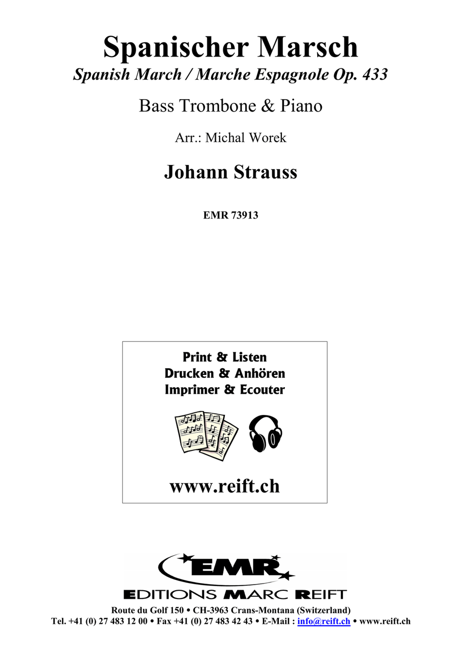 Spanischer Marsch Spanischer Marsch Bass Trombone scores gallery preview page 2