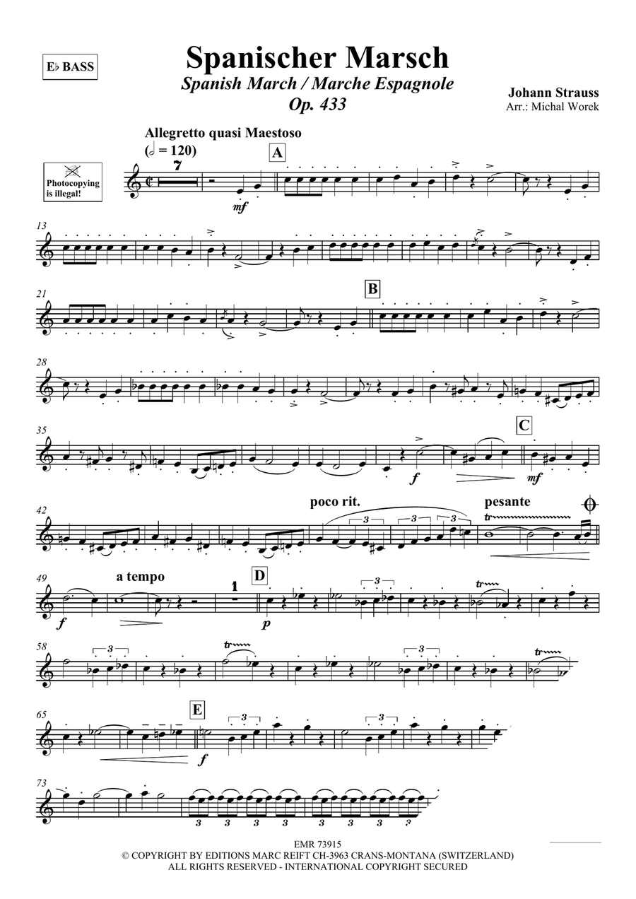 Spanischer Marsch Spanischer Marsch Voice Solo scores gallery preview page 3
