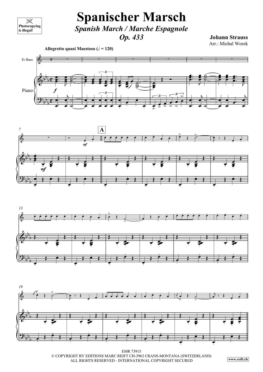 Spanischer Marsch Spanischer Marsch Voice Solo scores gallery preview page 4