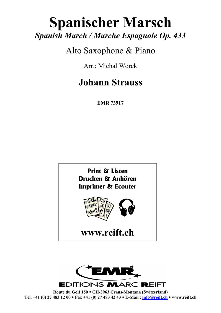 Spanischer Marsch Spanischer Marsch Alto Saxophone scores gallery preview page 2