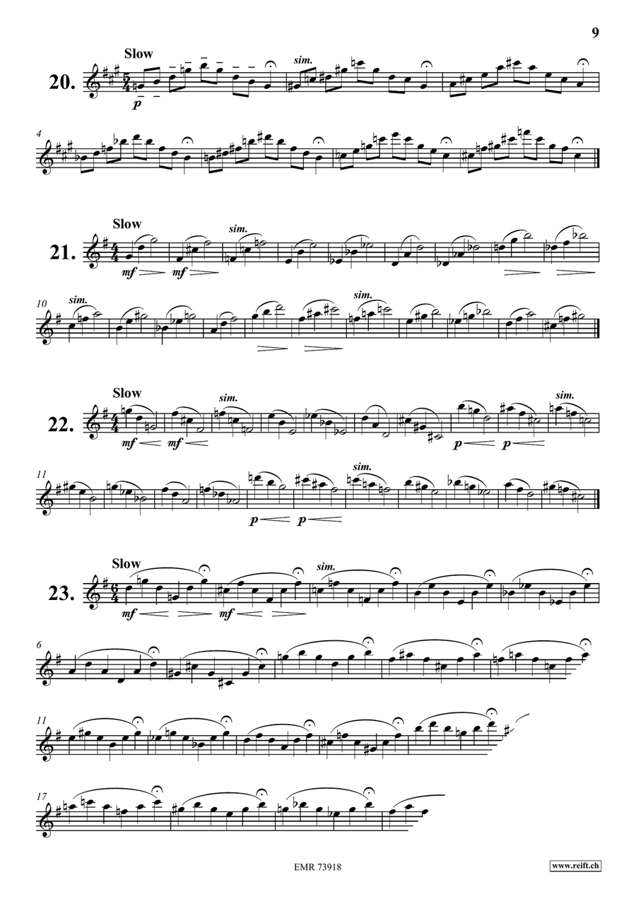 Daily Drills and Technical Studies Flute scores gallery preview page 9