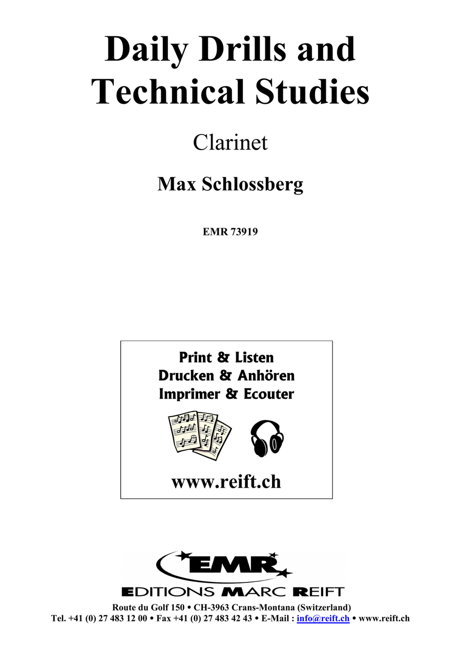 Daily Drills and Technical Studies Clarinet scores gallery preview page 2