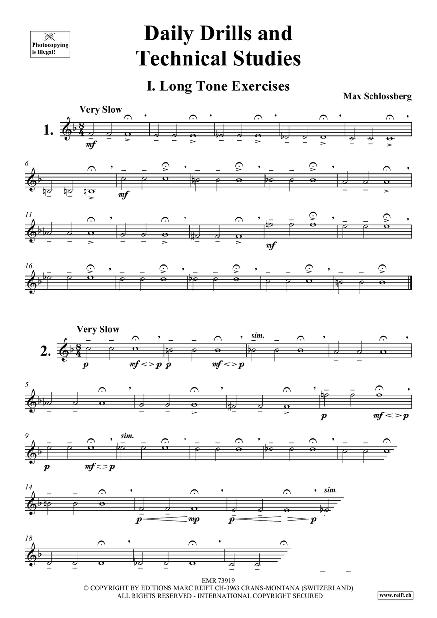 Daily Drills and Technical Studies Clarinet scores gallery preview page 3