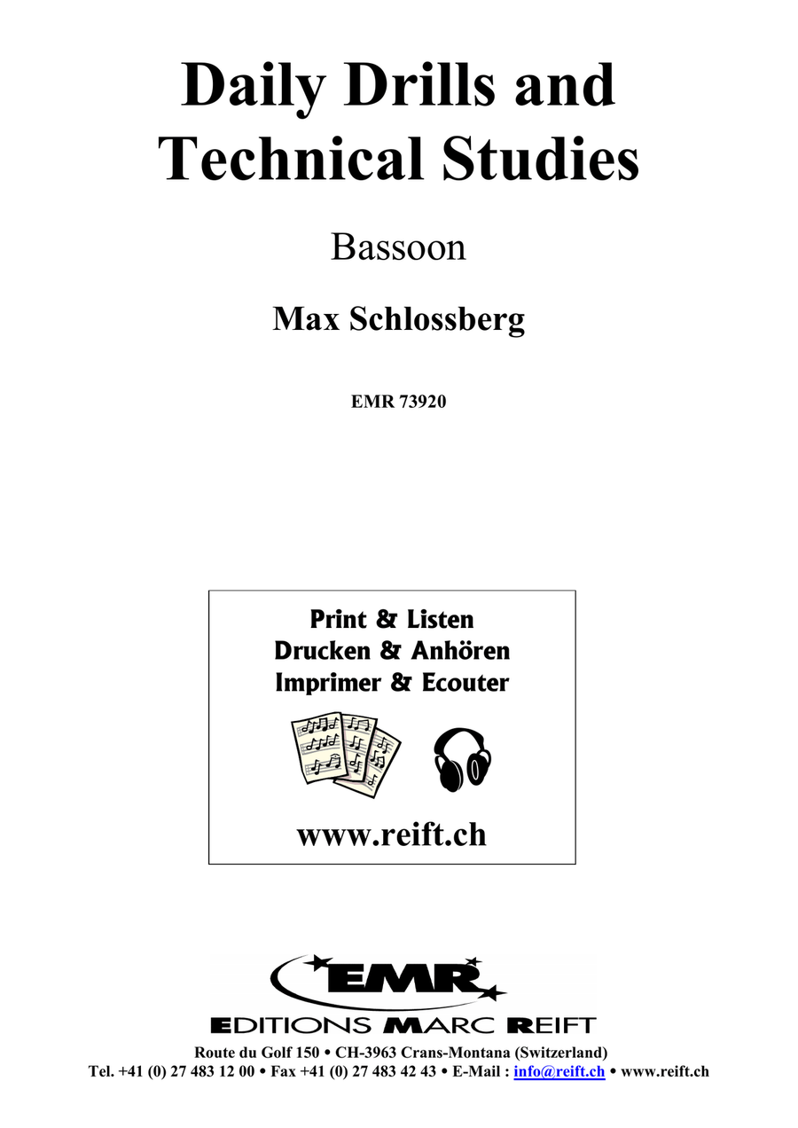 Daily Drills and Technical Studies Bassoon Solo scores gallery preview page 2