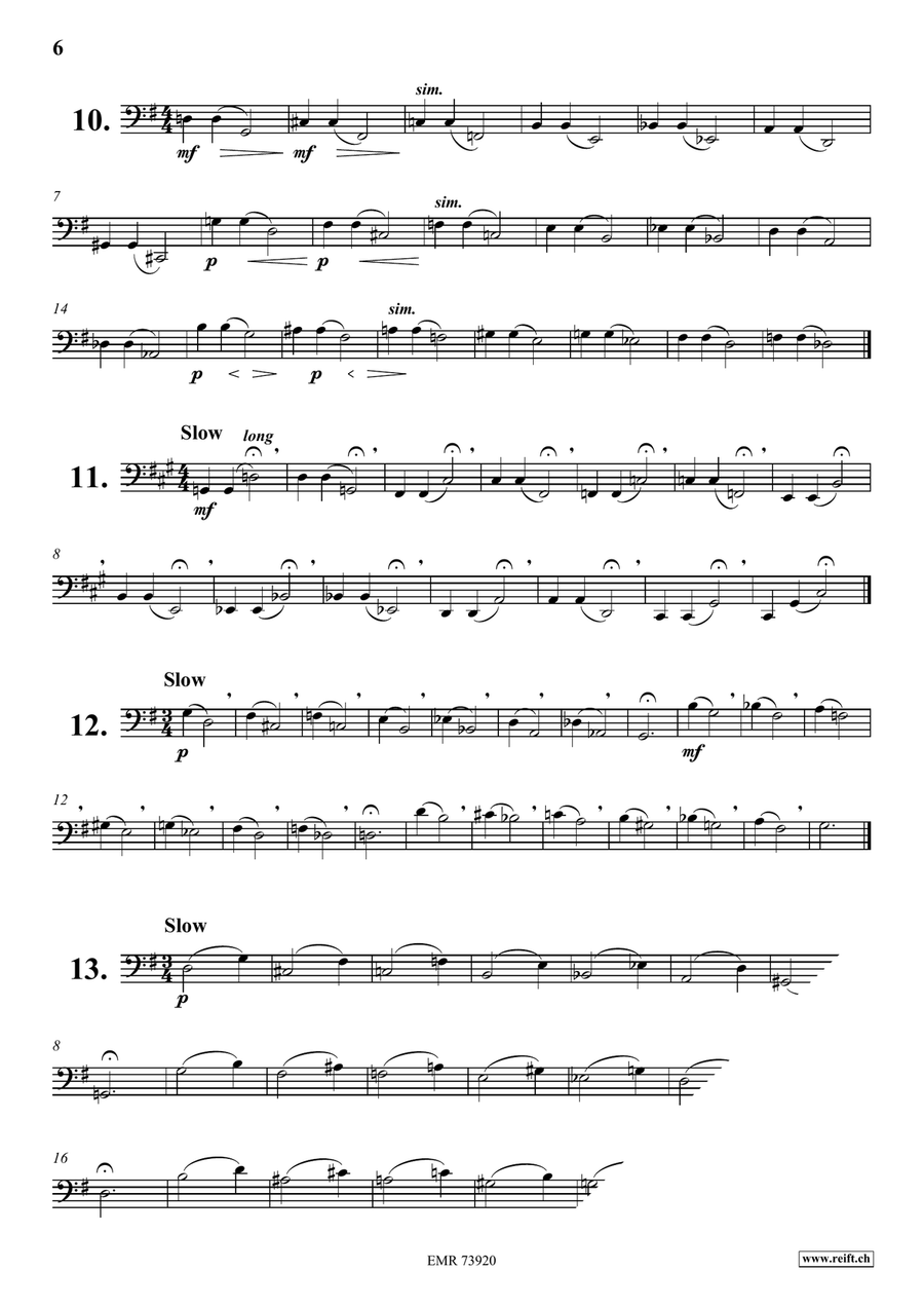 Daily Drills and Technical Studies Bassoon Solo scores gallery preview page 6