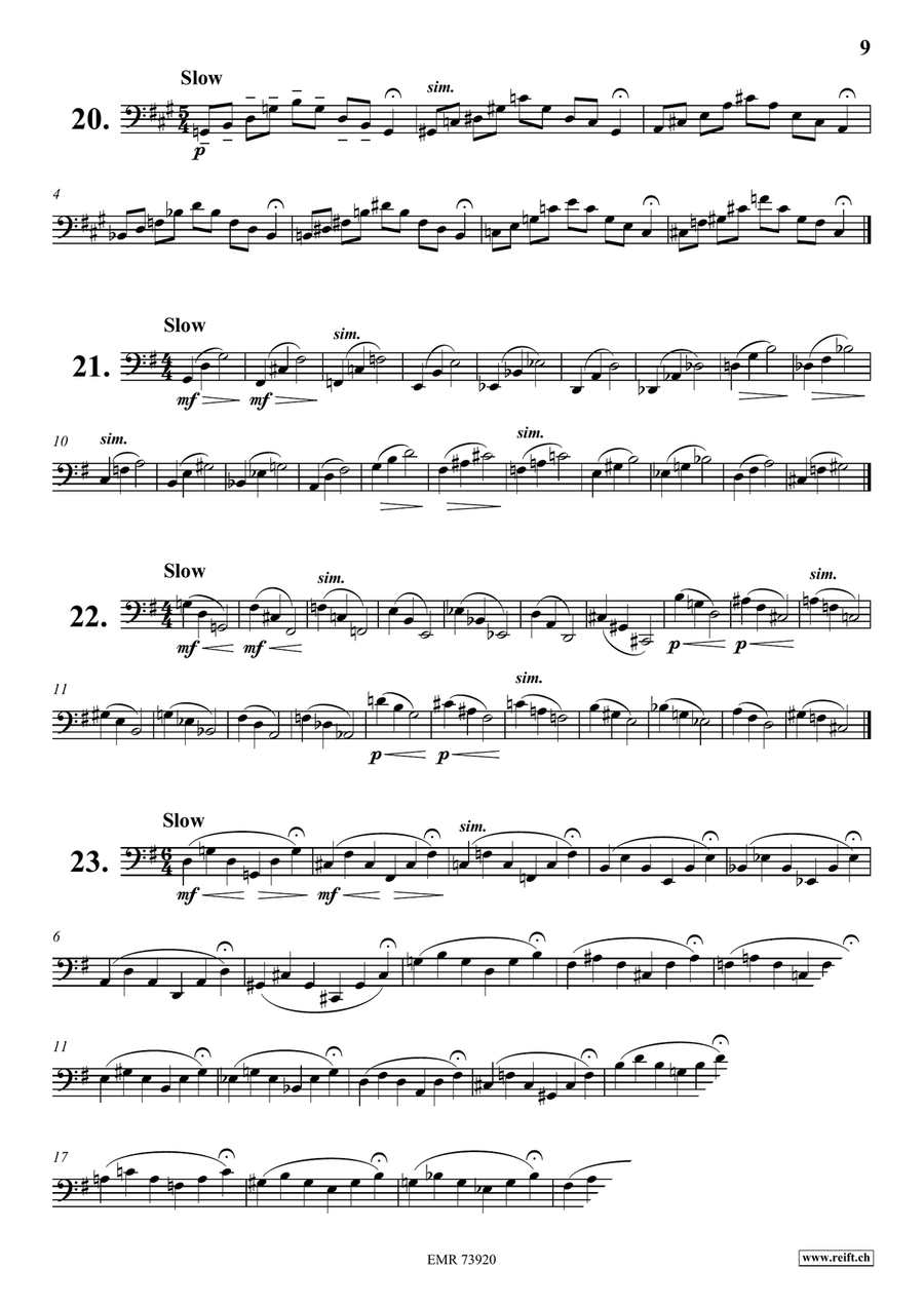 Daily Drills and Technical Studies Bassoon Solo scores gallery preview page 9