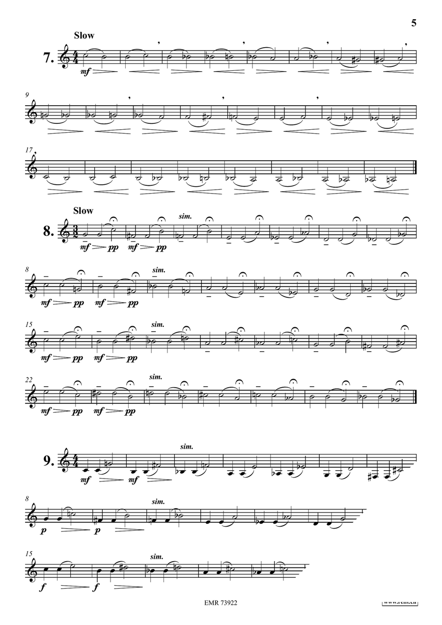 Daily Drills and Technical Studies Trumpet scores gallery preview page 5