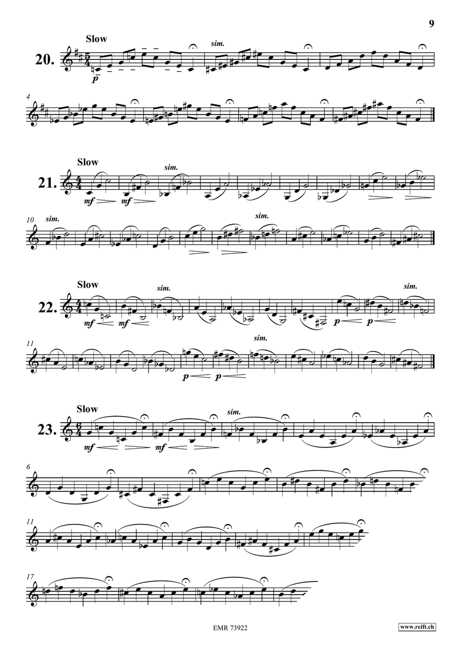 Daily Drills and Technical Studies Trumpet scores gallery preview page 9