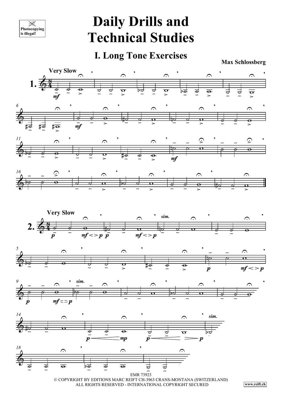 Daily Drills and Technical Studies Horn scores gallery preview page 3