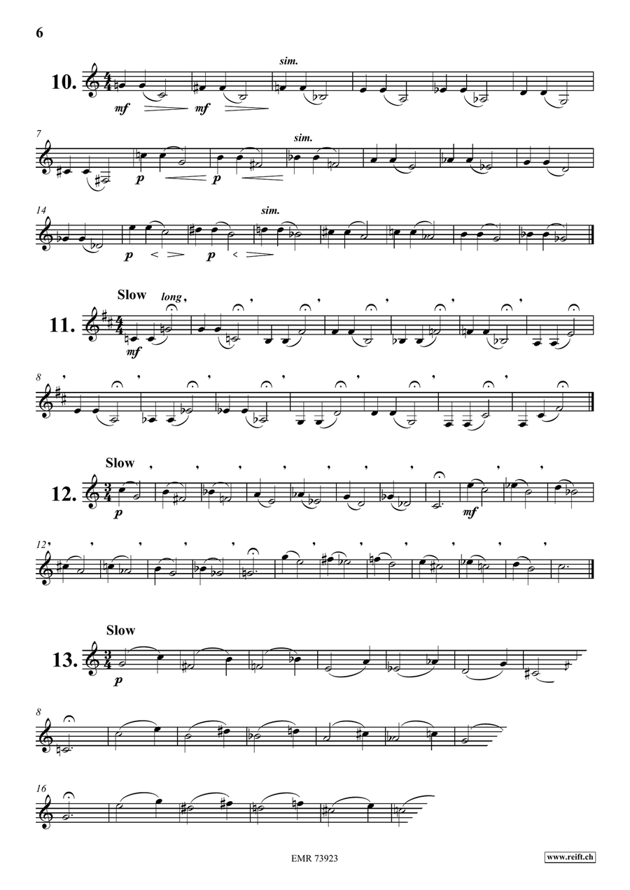Daily Drills and Technical Studies Horn scores gallery preview page 6