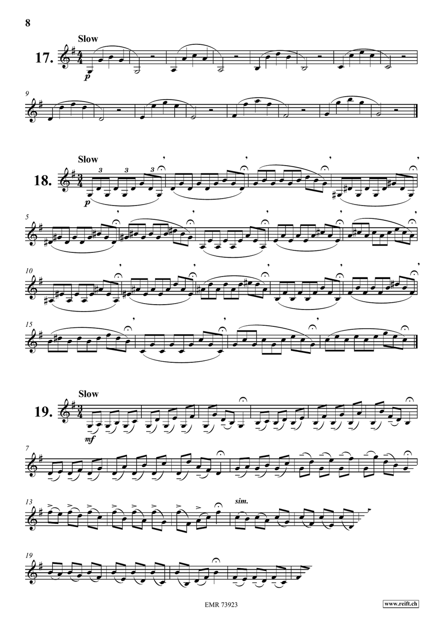 Daily Drills and Technical Studies Horn scores gallery preview page 8