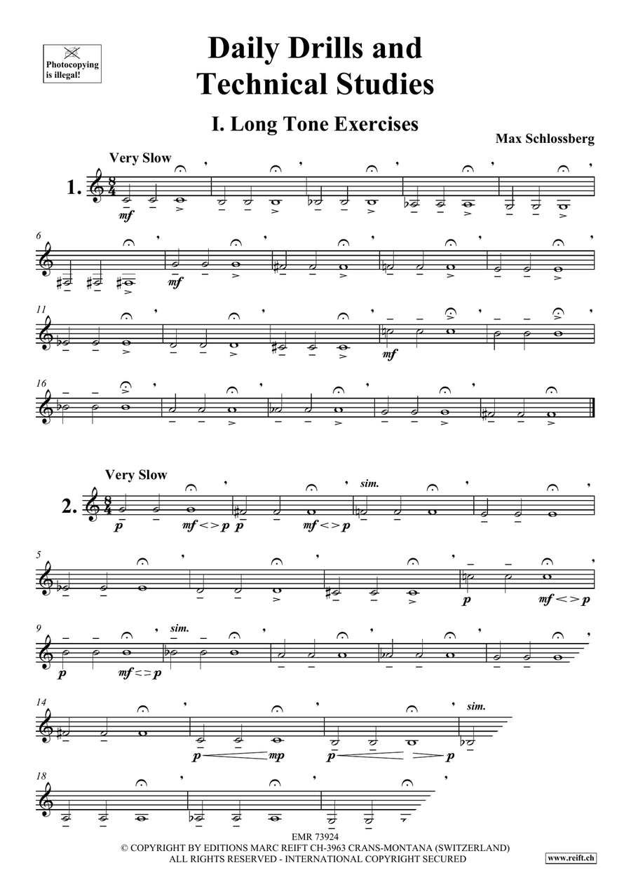 Daily Drills and Technical Studies Horn scores gallery preview page 3