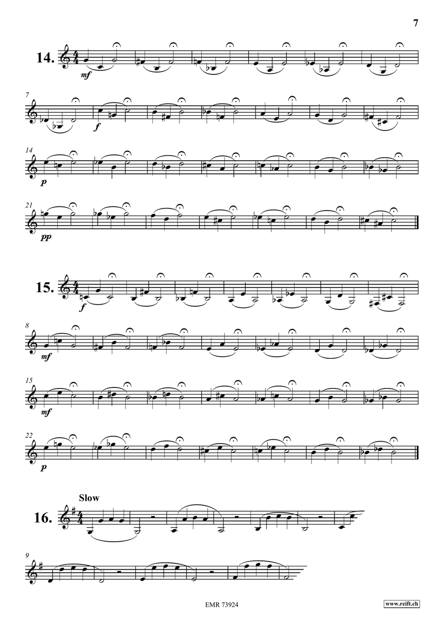 Daily Drills and Technical Studies Horn scores gallery preview page 7