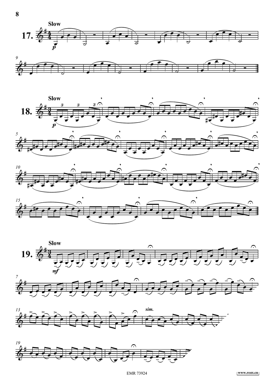 Daily Drills and Technical Studies Horn scores gallery preview page 8