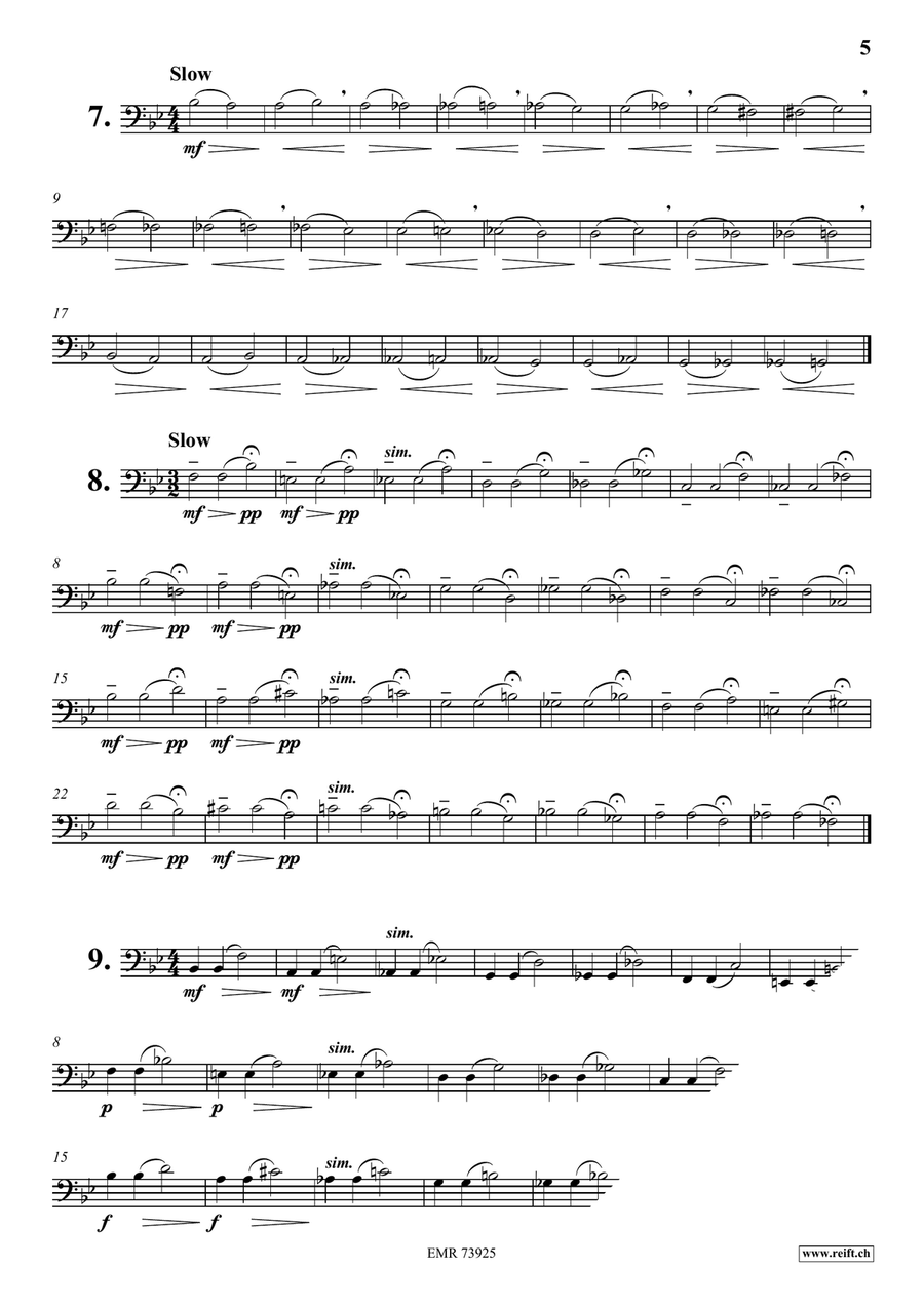 Daily Drills and Technical Studies Trombone scores gallery preview page 5