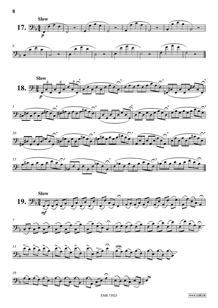 Daily Drills and Technical Studies Trombone scores gallery preview page 8