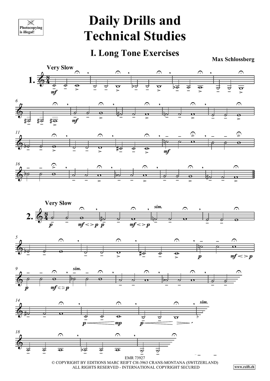 Daily Drills and Technical Studies Euphonium scores gallery preview page 3