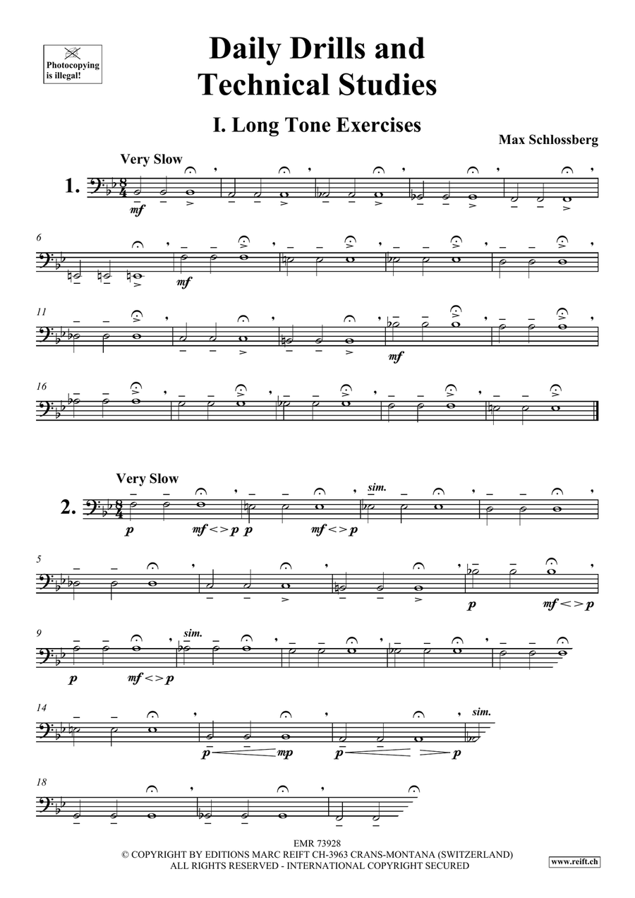Daily Drills and Technical Studies Euphonium scores gallery preview page 3