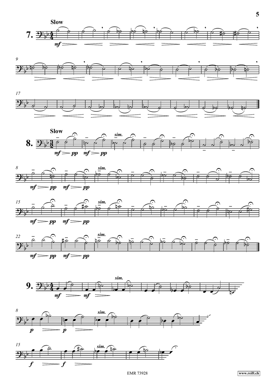 Daily Drills and Technical Studies Euphonium scores gallery preview page 5