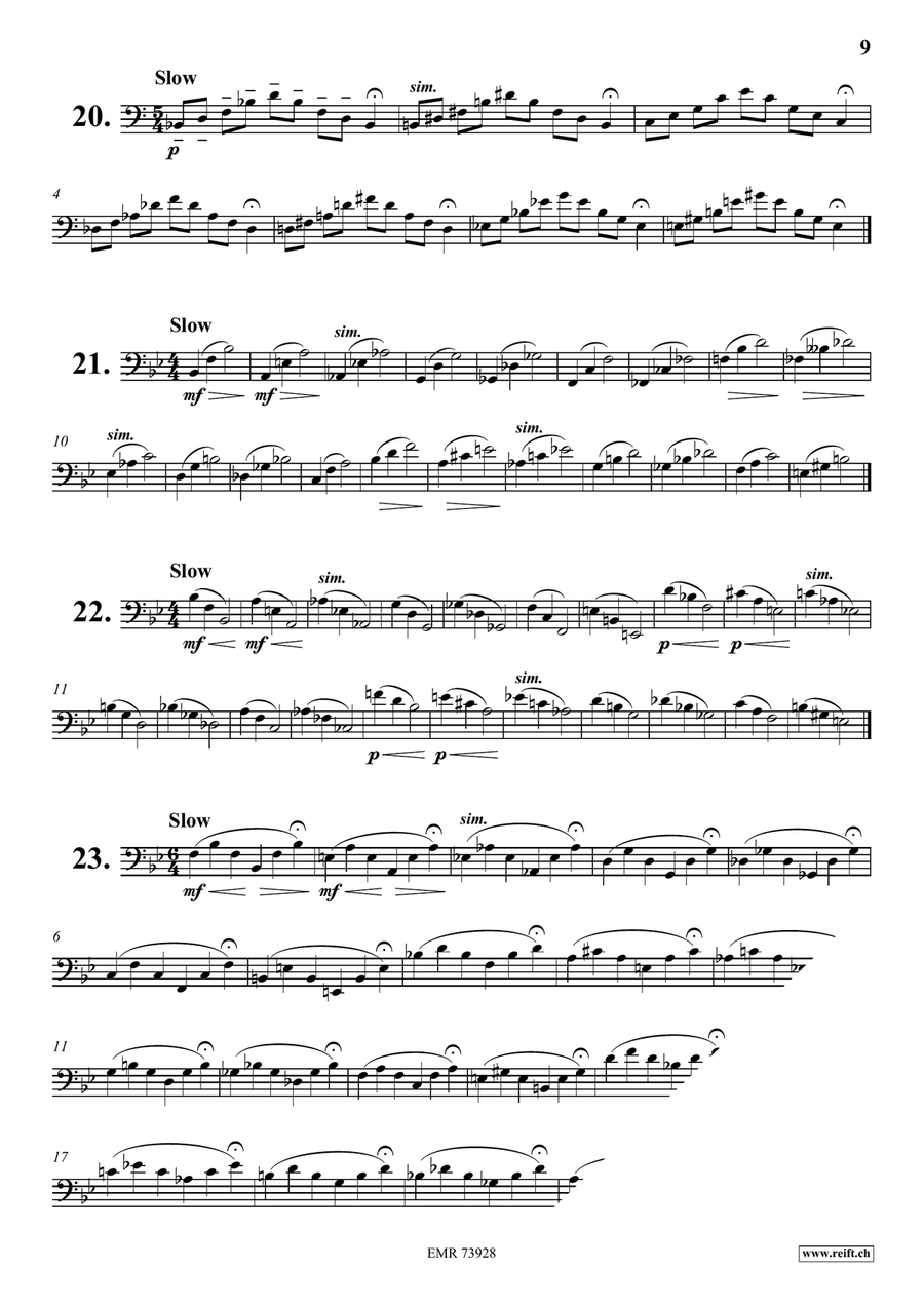 Daily Drills and Technical Studies Euphonium scores gallery preview page 9