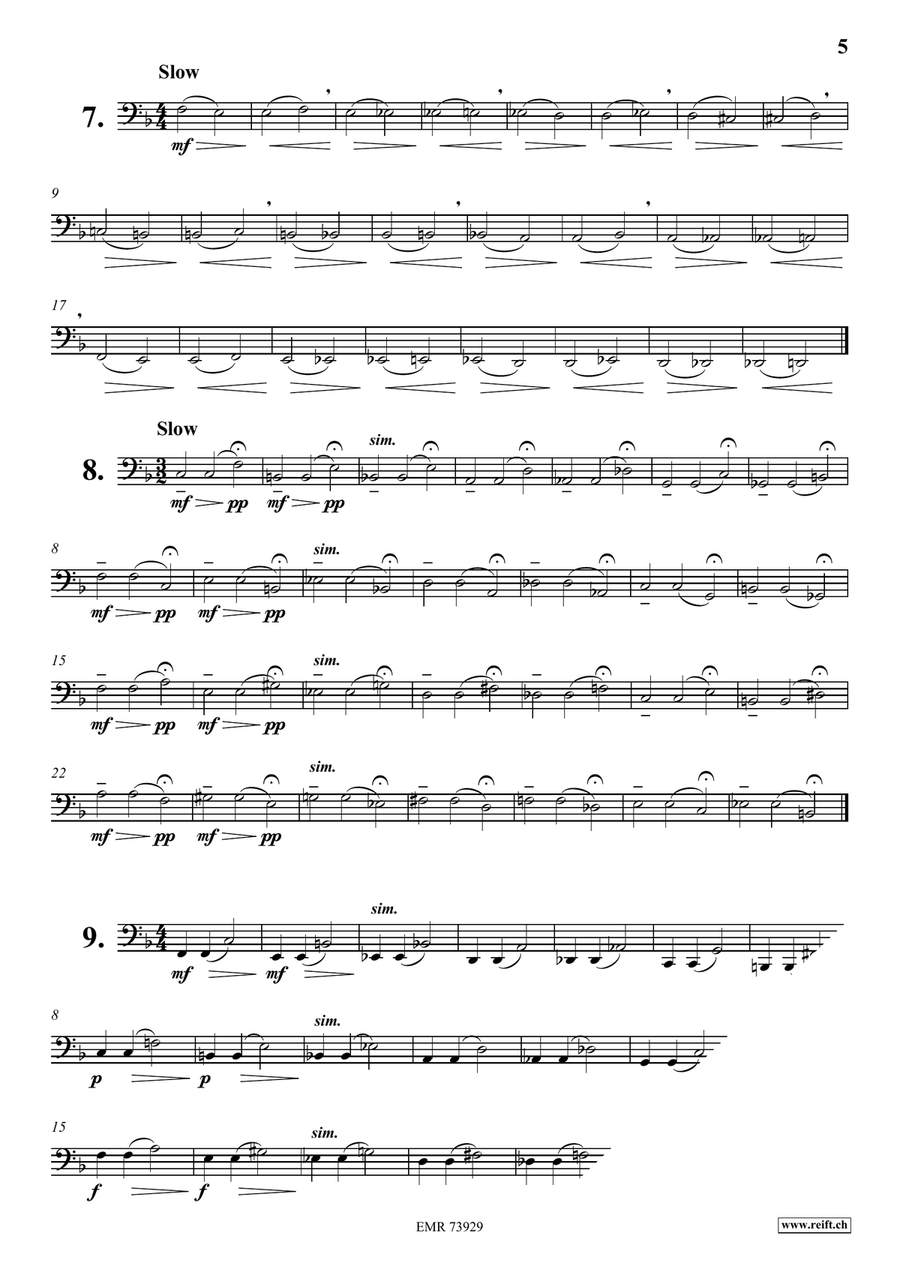 Daily Drills and Technical Studies Trombone scores gallery preview page 5