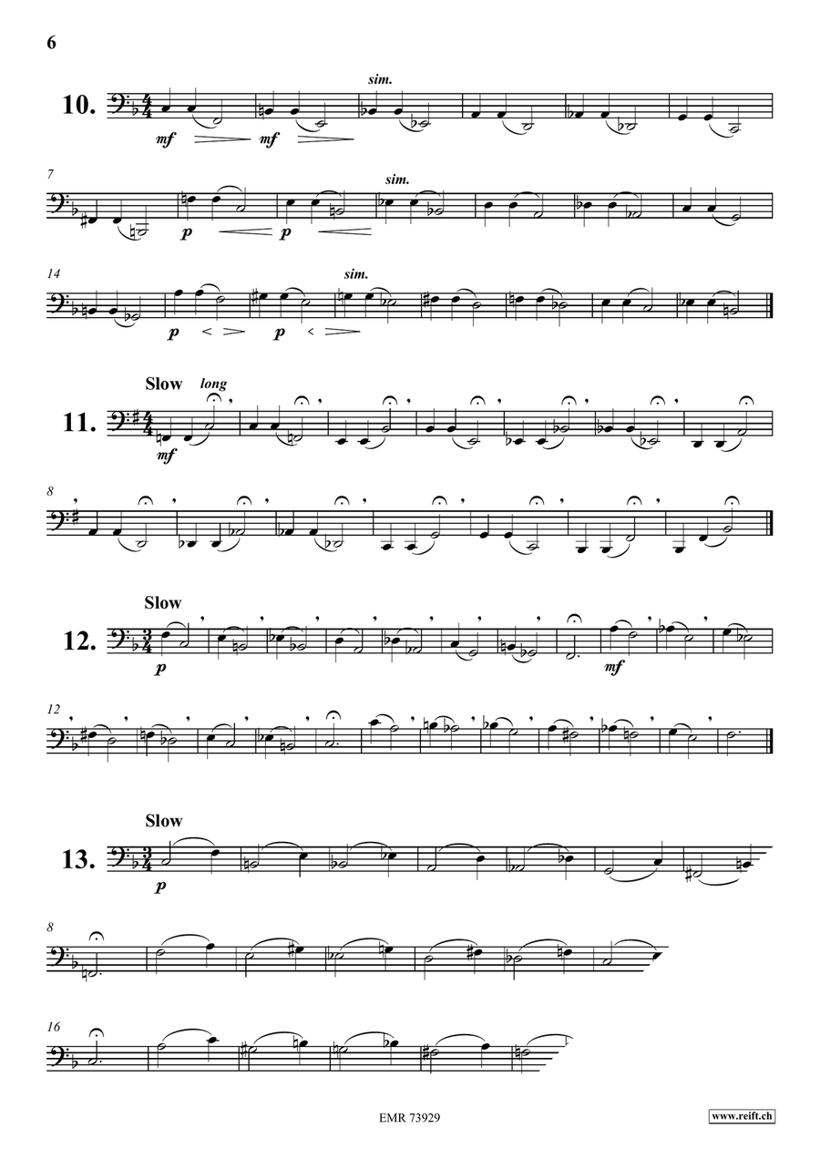 Daily Drills and Technical Studies Trombone scores gallery preview page 6