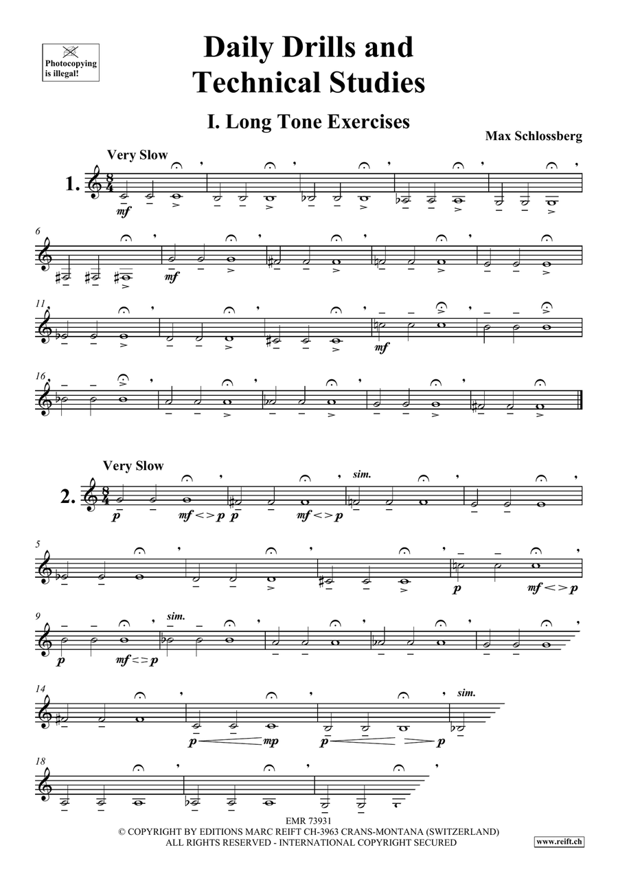 Daily Drills and Technical Studies Cornet scores gallery preview page 3