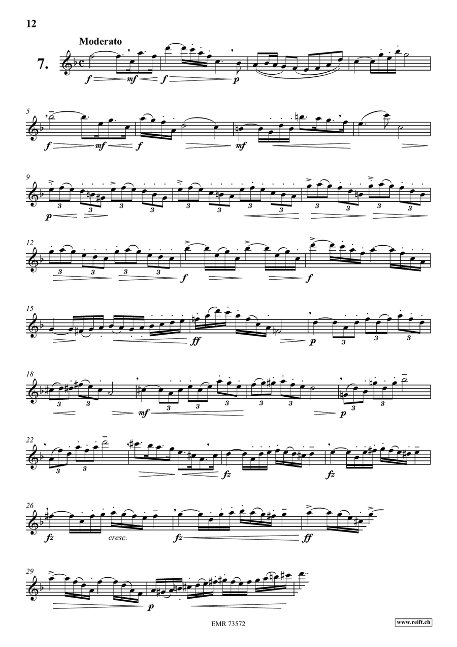 24 Studies 24 Studies Flute Solo scores gallery preview page 9