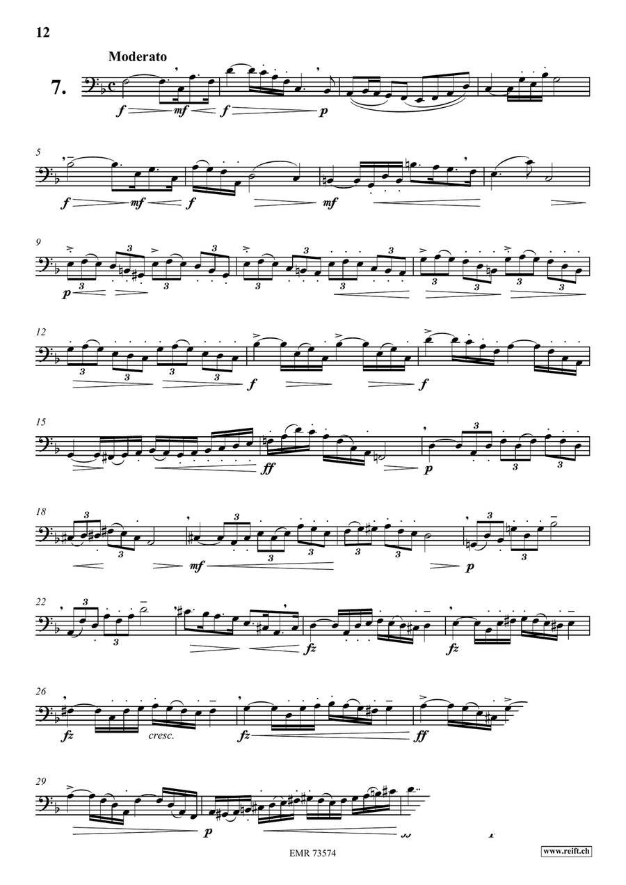 24 Studies 24 Studies Bassoon Solo scores gallery preview page 9