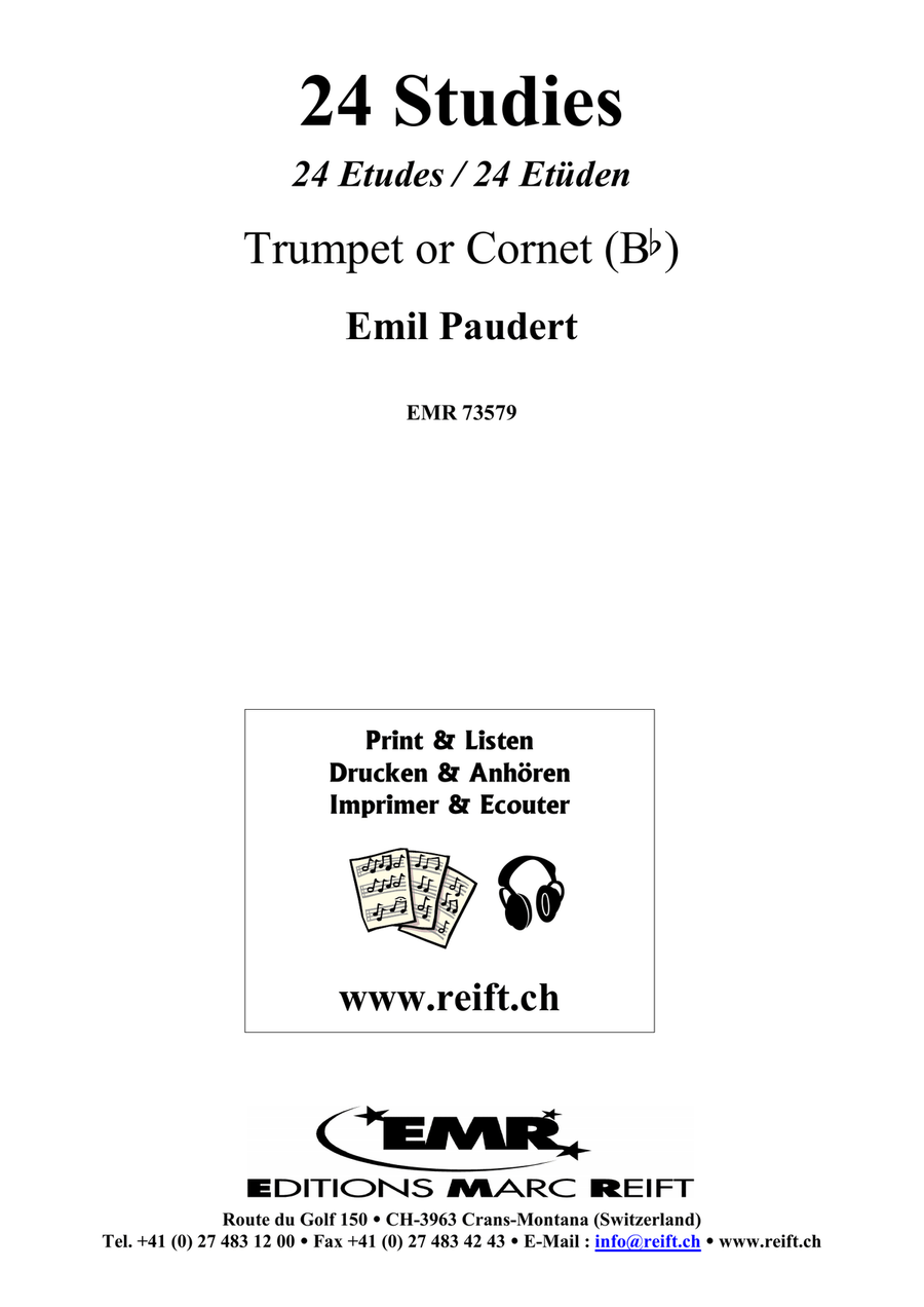 24 Studies 24 Studies Cornet scores gallery preview page 2
