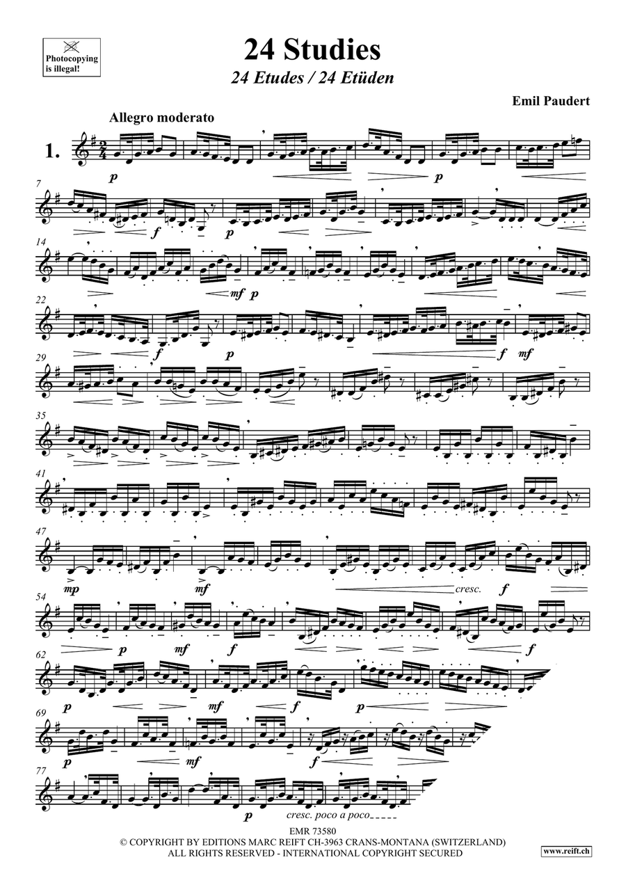 24 Studies 24 Studies Trumpet scores gallery preview page 3