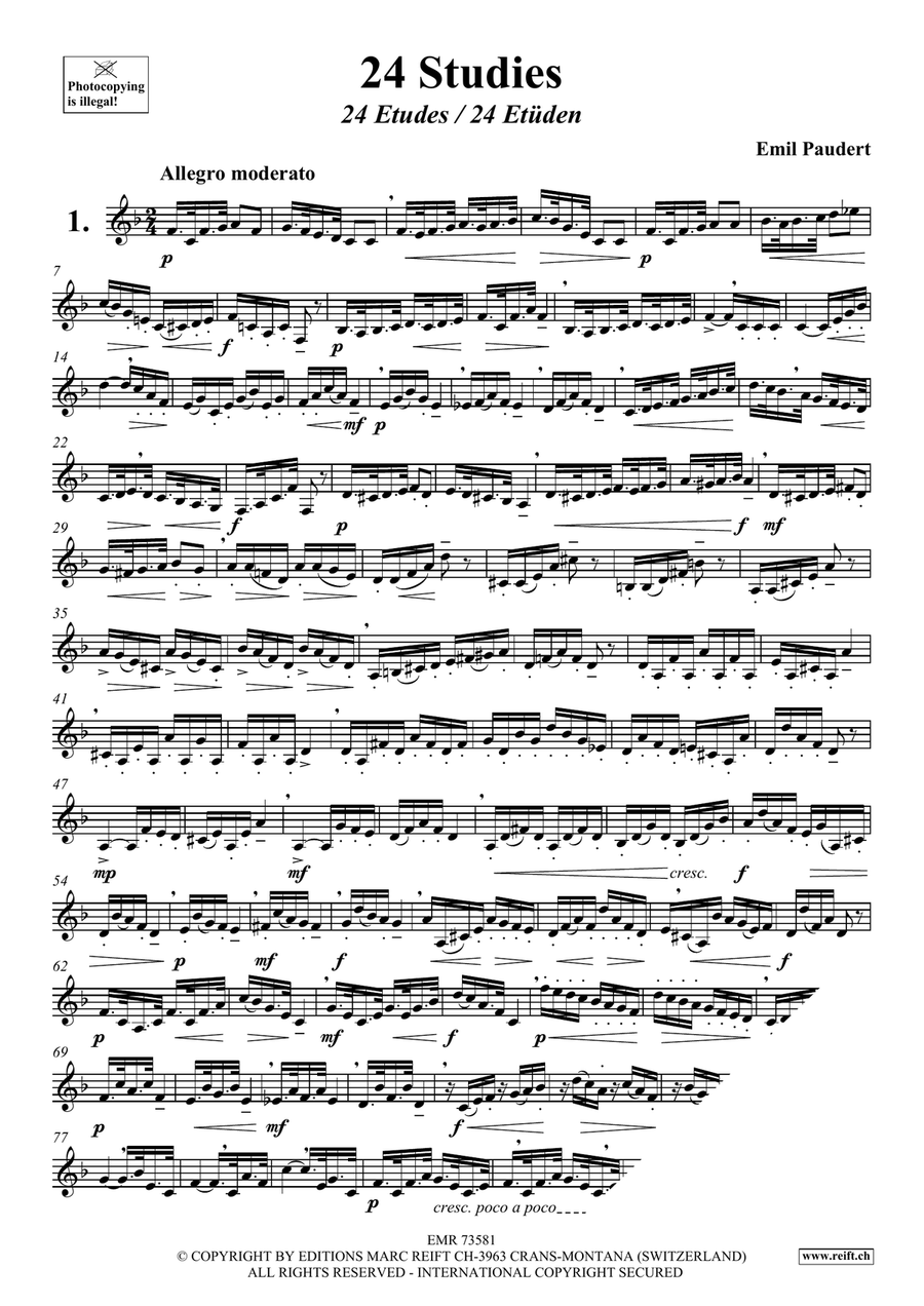 24 Studies 24 Studies Horn scores gallery preview page 3
