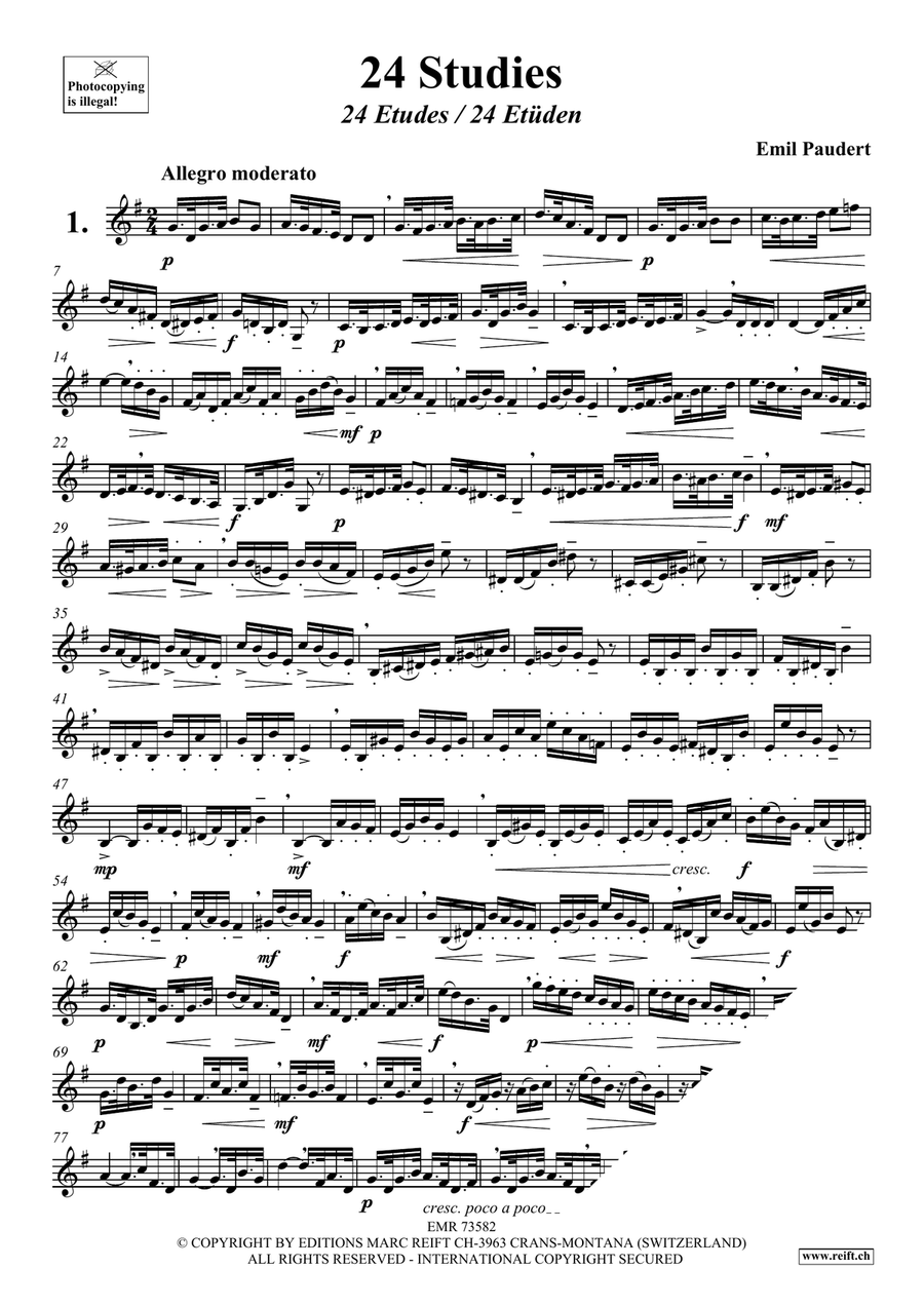 24 Studies 24 Studies Horn scores gallery preview page 3