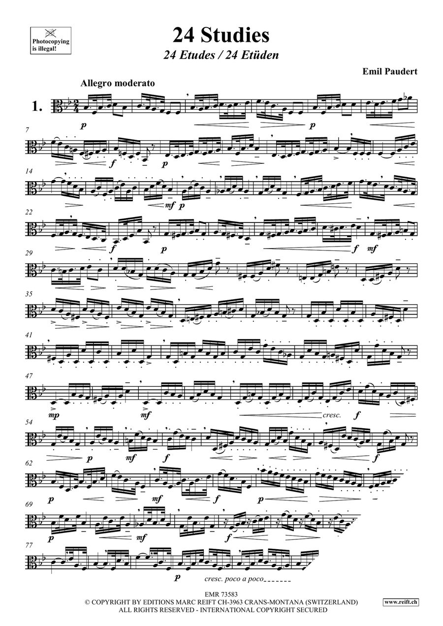 24 Studies 24 Studies Trombone scores gallery preview page 3