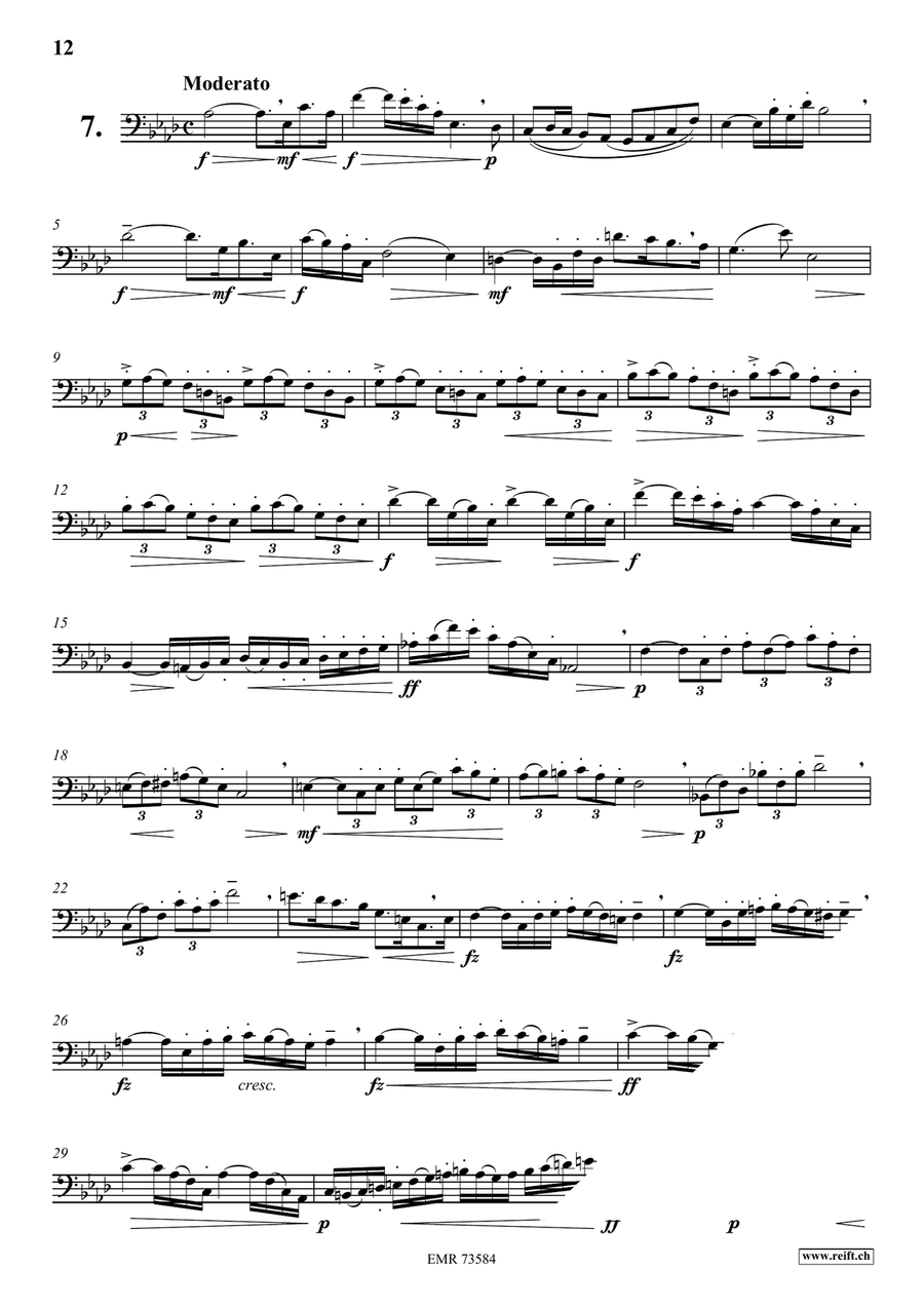 24 Studies 24 Studies Trombone scores gallery preview page 9