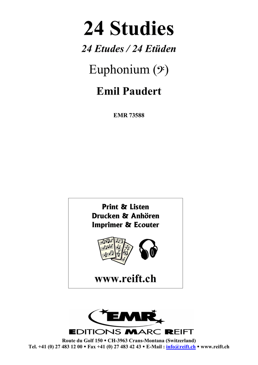 24 Studies 24 Studies Euphonium scores gallery preview page 2