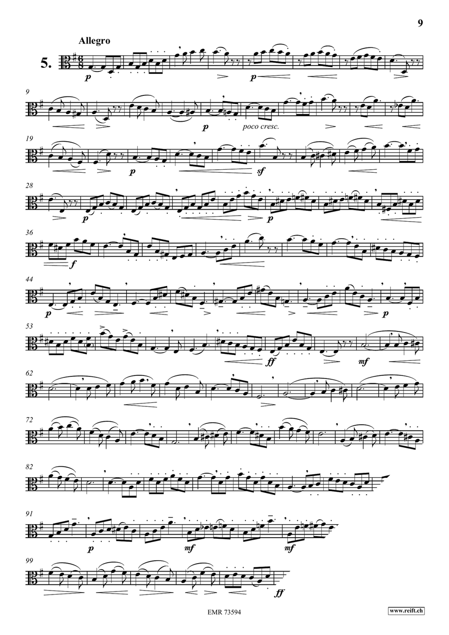 24 Studies 24 Studies Viola Solo scores gallery preview page 7