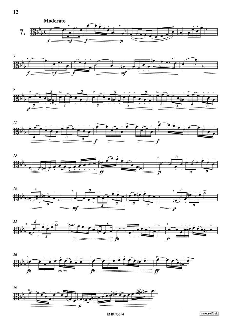 24 Studies 24 Studies Viola Solo scores gallery preview page 9