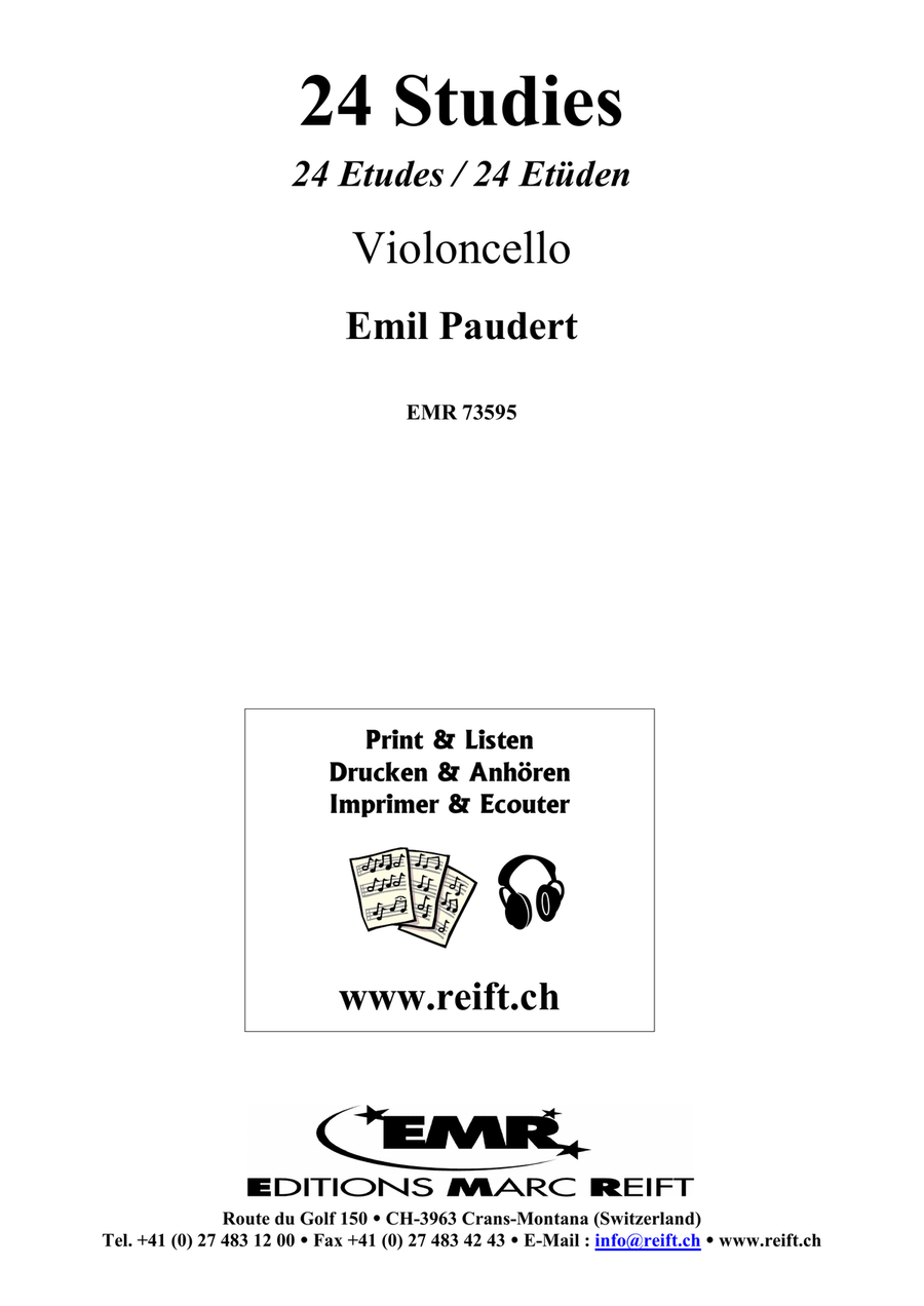 24 Studies 24 Studies Cello scores gallery preview page 2