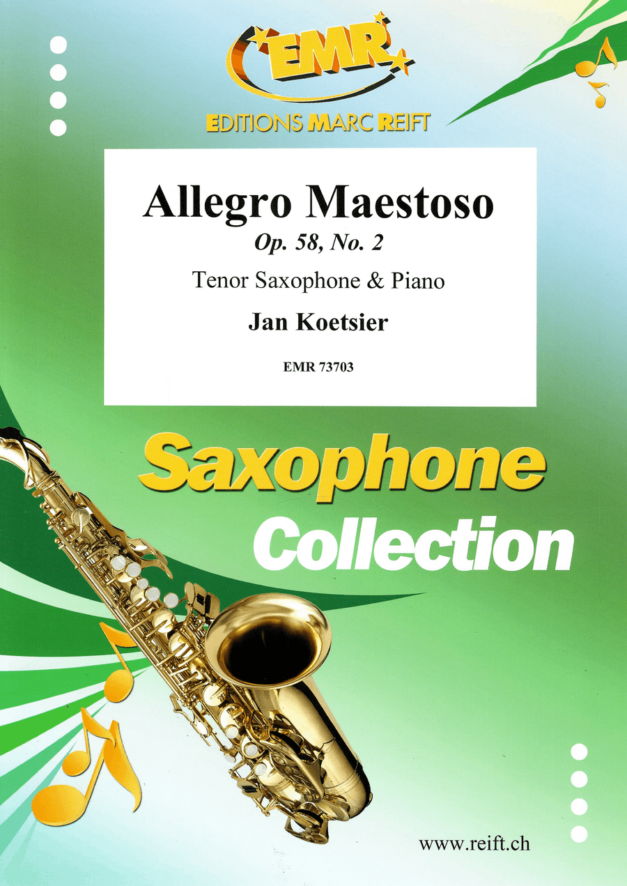 Allegro Maestoso Allegro Maestoso Tenor Saxophone scores gallery preview page 1
