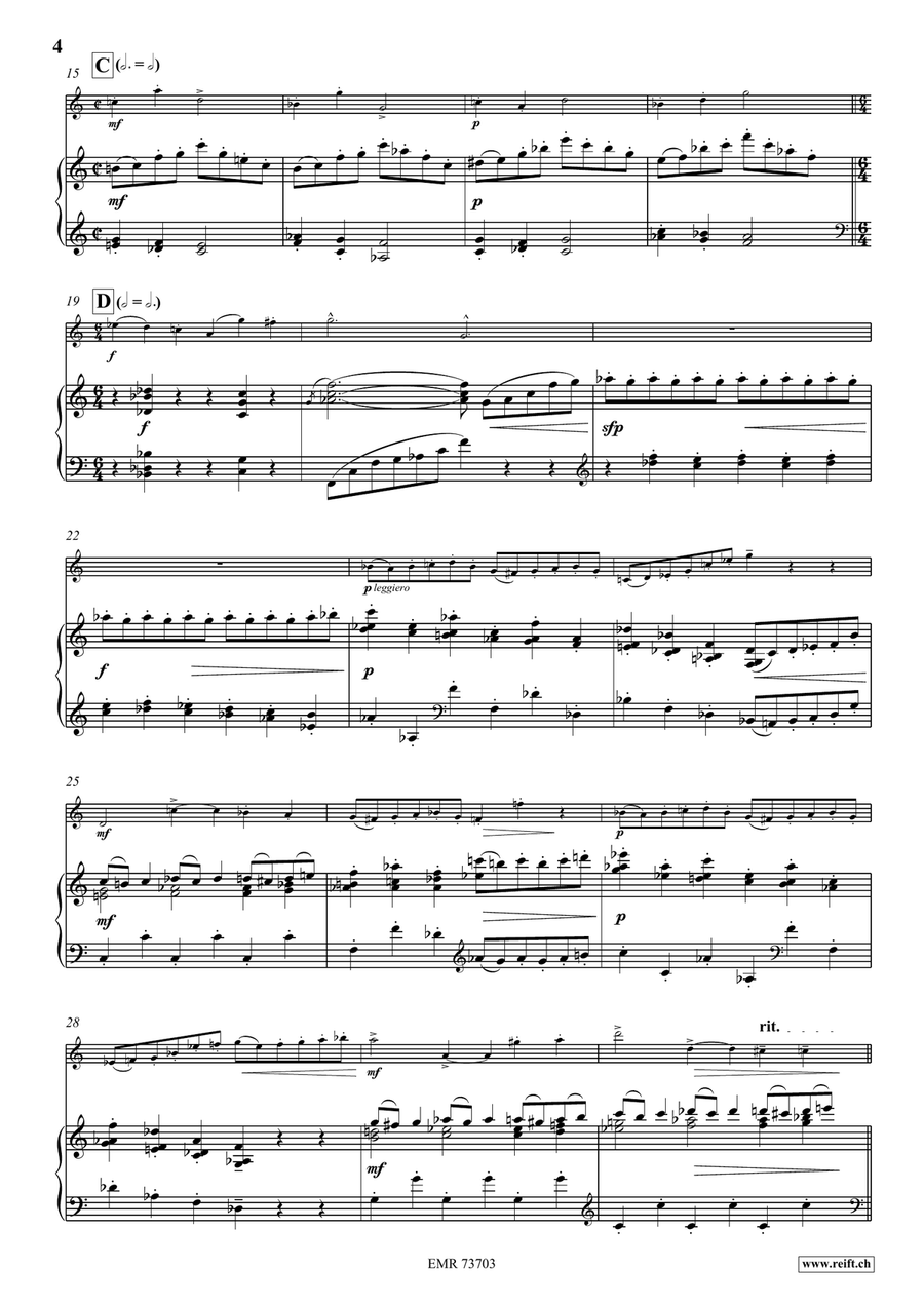 Allegro Maestoso Allegro Maestoso Tenor Saxophone scores gallery preview page 6