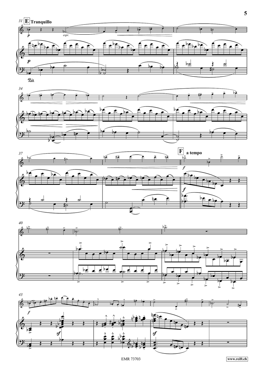 Allegro Maestoso Allegro Maestoso Tenor Saxophone scores gallery preview page 7