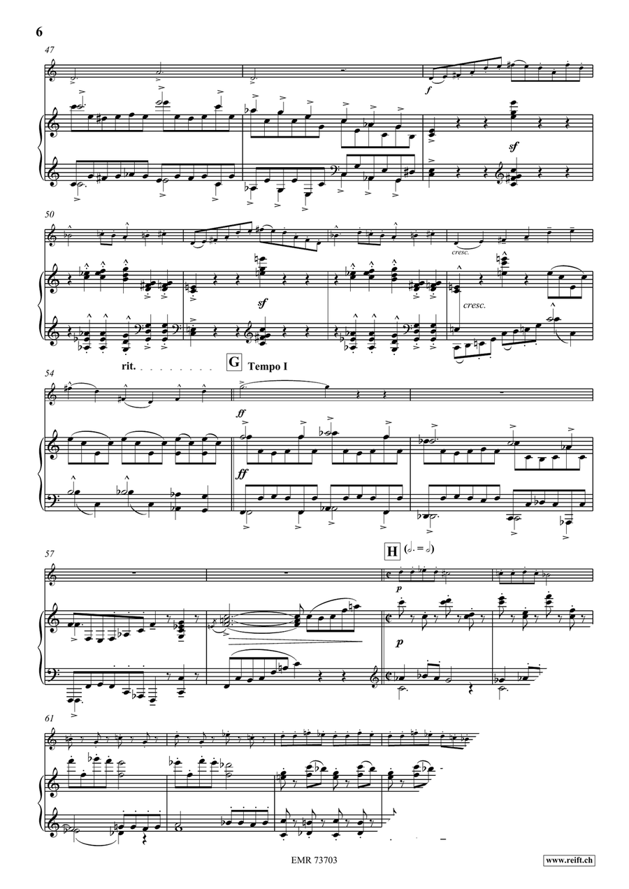 Allegro Maestoso Allegro Maestoso Tenor Saxophone scores gallery preview page 8