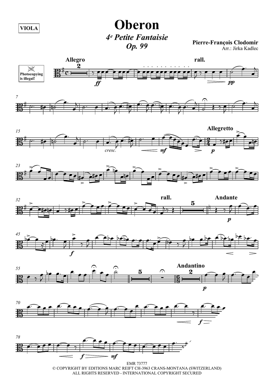 Oberon Oberon Piano Accompaniment scores gallery preview page 3